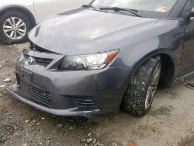 JTKJF5C71B3008725 - 2011 TOYOTA SCION TC 灰色 照片 10