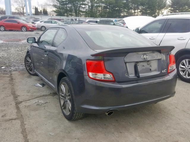 JTKJF5C71B3008725 - 2011 TOYOTA SCION TC 灰色 照片 3