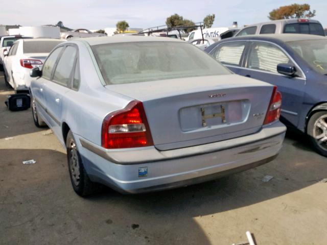 YV1TS97D1X1063000 - 1999 VOLVO S80 BLUE photo 3