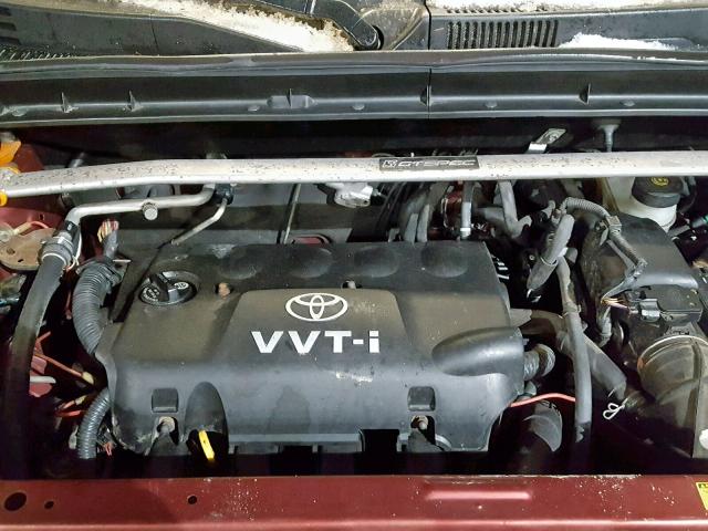 JTLKT334164074338 - 2006 TOYOTA SCION XB Марун фото 7