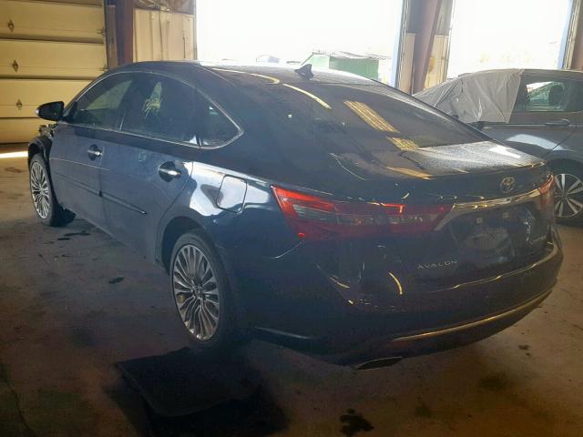 4T1BK1EB5JU273458 - 2018 TOYOTA AVALON XLE BLACK photo 3