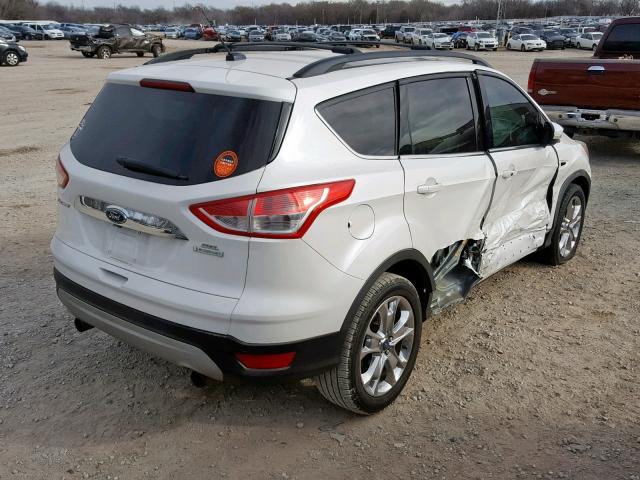 1FMCU0HX2DUA78129 - 2013 FORD ESCAPE SEL WHITE photo 4