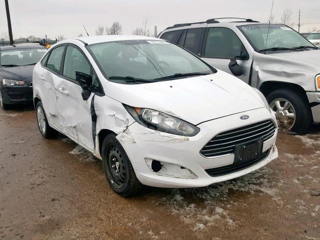 3FADP4AJ8EM195318 - 2014 FORD FIESTA S WHITE photo 1