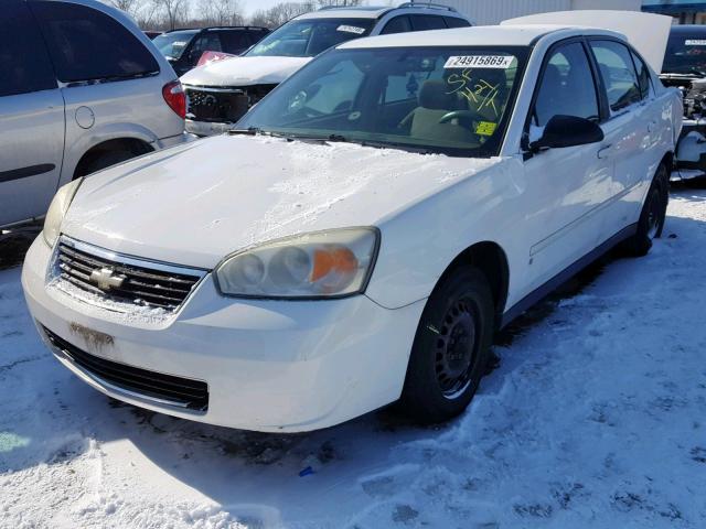 1G1ZS58F48F123745 - 2008 CHEVROLET MALIBU LS Ақ фото 2