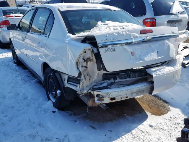 1G1ZS58F48F123745 - 2008 CHEVROLET MALIBU LS Ақ фото 3