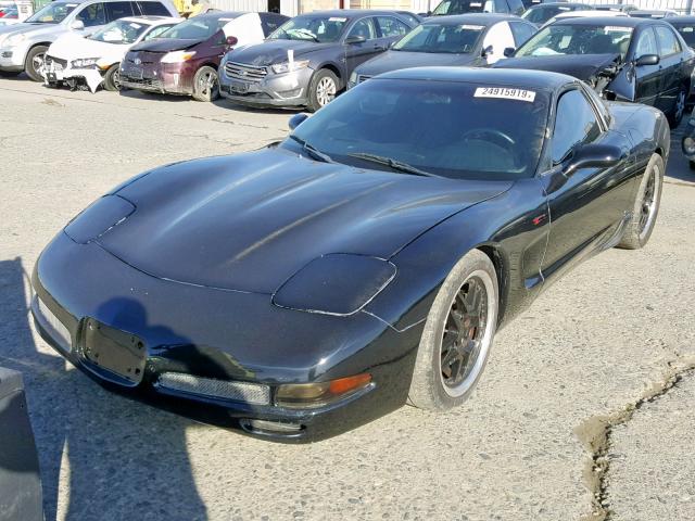 1G1YY12S315112000 - 2001 CHEVROLET CORVETTE Z BLACK photo 2