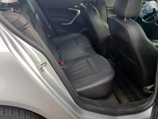 2G4GR5ERXC9168260 - 2012 BUICK REGAL SILVER photo 6