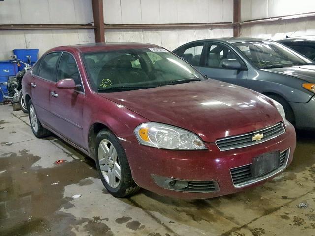 2G1WU58R179267588 - 2007 CHEVROLET IMPALA LTZ MAROON photo 1