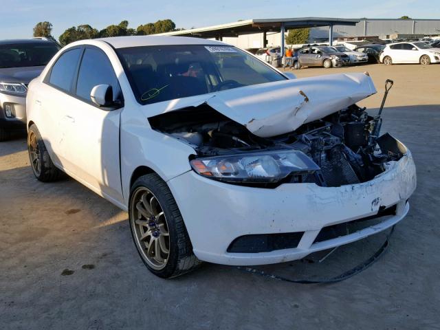 KNAFU4A22C5511963 - 2012 KIA FORTE EX WHITE photo 1