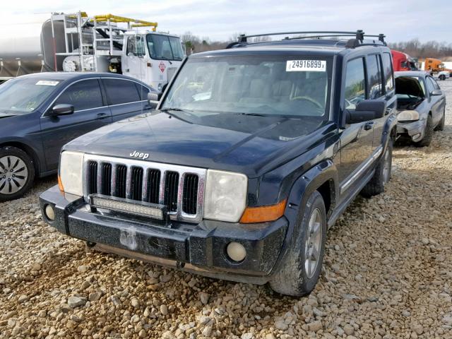 1J8HG58N96C155822 - 2006 JEEP COMMANDER შავი ფოტო 2