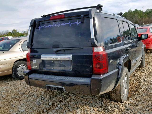 1J8HG58N96C155822 - 2006 JEEP COMMANDER შავი ფოტო 4