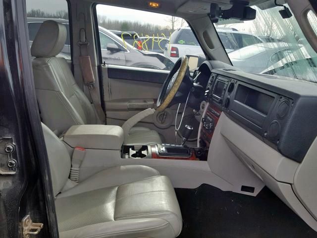 1J8HG58N96C155822 - 2006 JEEP COMMANDER შავი ფოტო 5