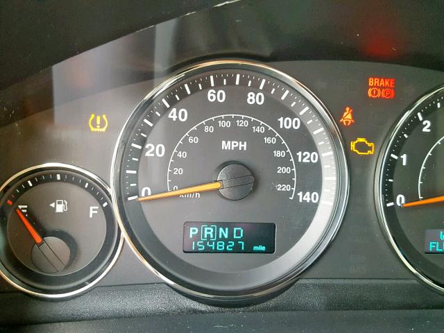 1J8HG58N96C155822 - 2006 JEEP COMMANDER შავი ფოტო 8