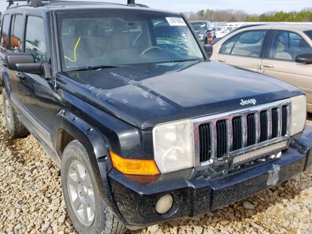 1J8HG58N96C155822 - 2006 JEEP COMMANDER შავი ფოტო 9