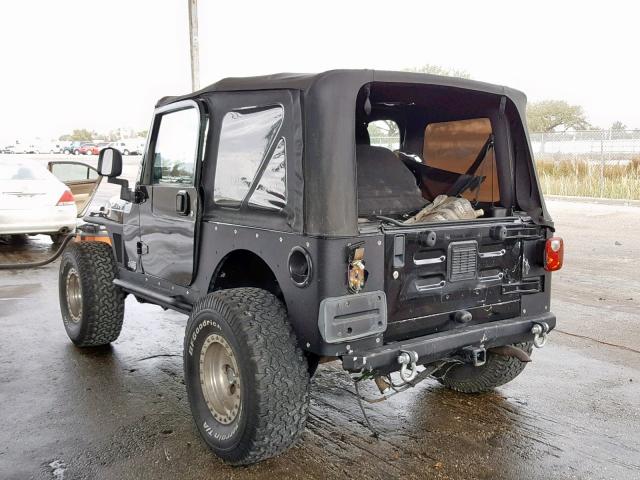 1J4FA39S53P364112 - 2003 JEEP WRANGLER C BLACK photo 3