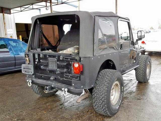 1J4FA39S53P364112 - 2003 JEEP WRANGLER C BLACK photo 4