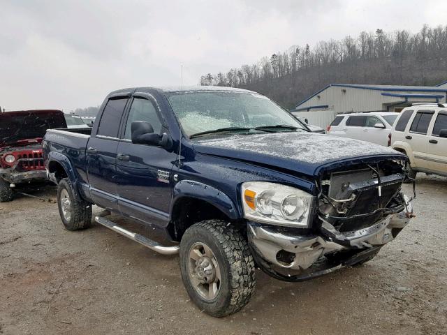 3D7KS28C07G762172 - 2007 DODGE RAM 2500 S BLUE photo 1