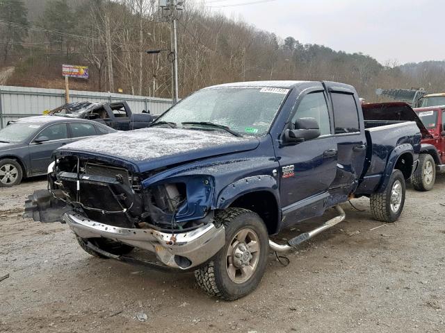 3D7KS28C07G762172 - 2007 DODGE RAM 2500 S BLUE photo 2