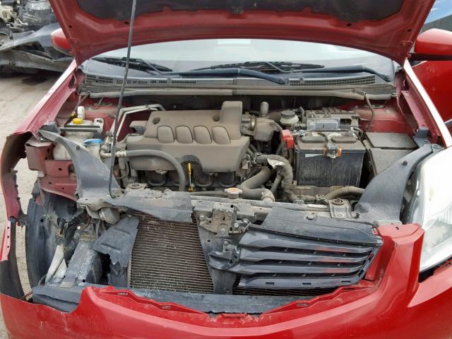 3N1AB6AP4CL680637 - 2012 NISSAN SENTRA 2.0 RED photo 7