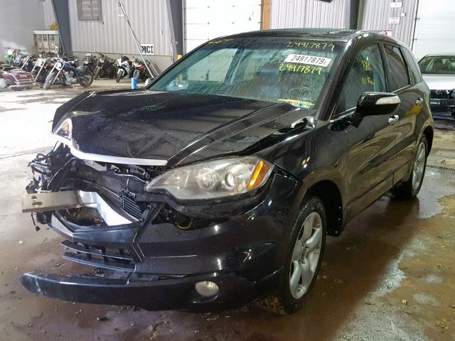 5J8TB18207A023027 - 2007 ACURA RDX BLACK photo 2