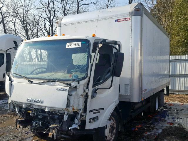 54DC4W1C9DS800377 - 2013 ISUZU NPR HD WHITE photo 2