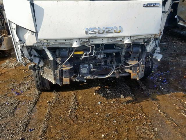 54DC4W1C9DS800377 - 2013 ISUZU NPR HD WHITE photo 9