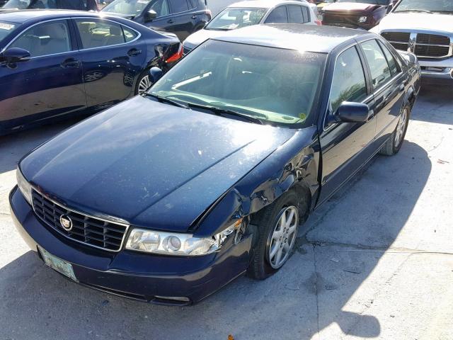 1G6KS54Y74U111906 - 2004 CADILLAC SEVILLE SL BLUE photo 2