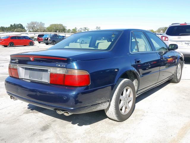 1G6KS54Y74U111906 - 2004 CADILLAC SEVILLE SL BLUE photo 4