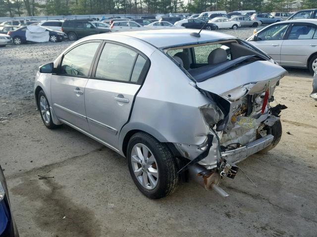 3N1AB6AP5BL654014 - 2011 NISSAN SENTRA 2.0 SILVER photo 3