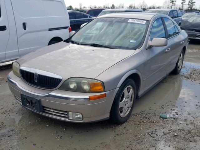 1LNHM86S31Y721295 - 2001 LINCOLN LS GOLD photo 2