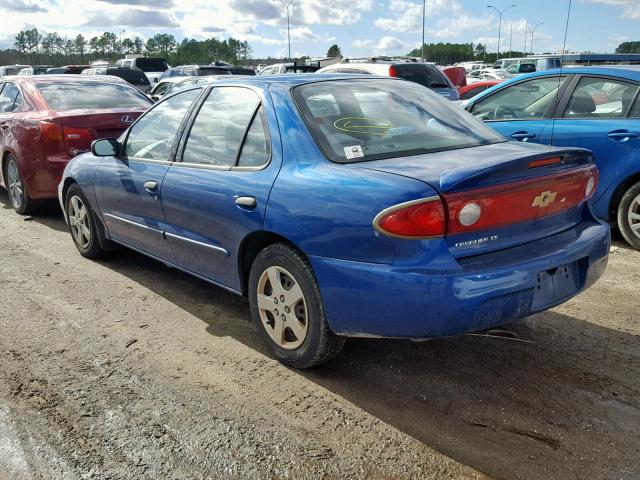 1G1JF52F347118423 - 2004 CHEVROLET CAVALIER L BLUE photo 3