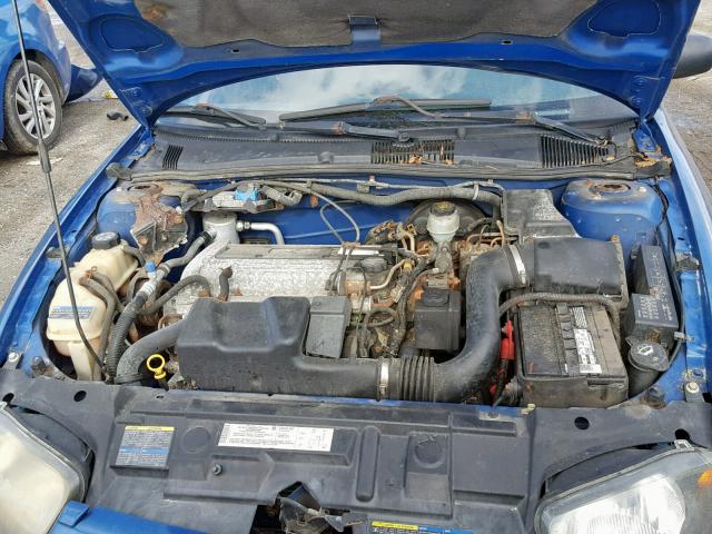 1G1JF52F347118423 - 2004 CHEVROLET CAVALIER L BLUE photo 7