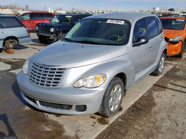 3A8FY48B78T105559 - 2008 CHRYSLER PT CRUISER SILVER photo 2