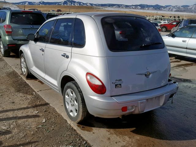 3A8FY48B78T105559 - 2008 CHRYSLER PT CRUISER SILVER photo 3