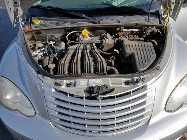 3A8FY48B78T105559 - 2008 CHRYSLER PT CRUISER SILVER photo 7