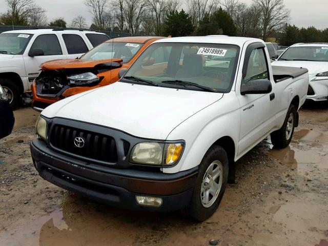 5TENL42N54Z438208 - 2004 TOYOTA TACOMA WHITE photo 2