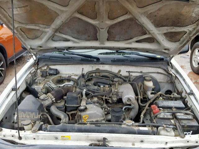 5TENL42N54Z438208 - 2004 TOYOTA TACOMA WHITE photo 7