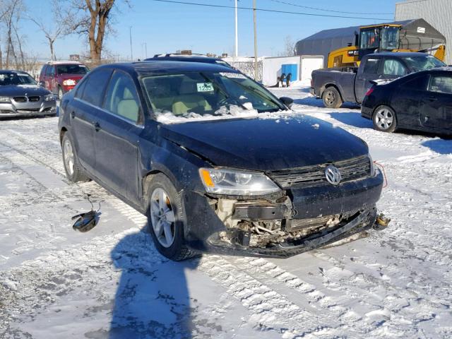 3VWLX7AJ0BM075416 - 2011 VOLKSWAGEN JETTA SEL BLACK photo 1