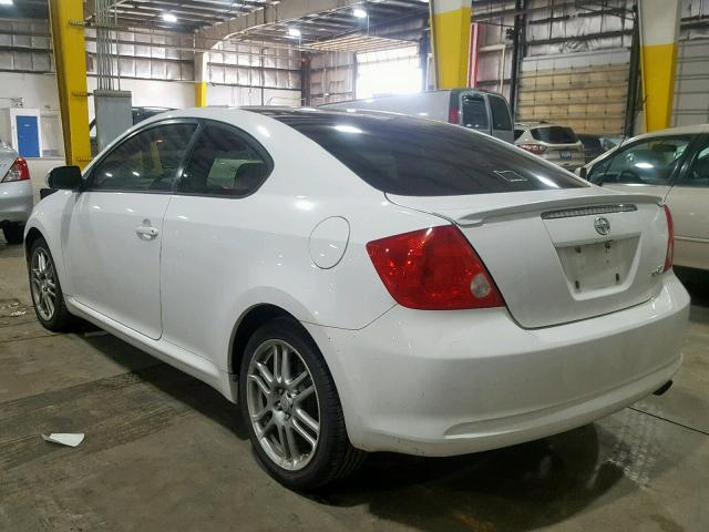 JTKDE177770207287 - 2007 TOYOTA SCION TC 白色 照片 3