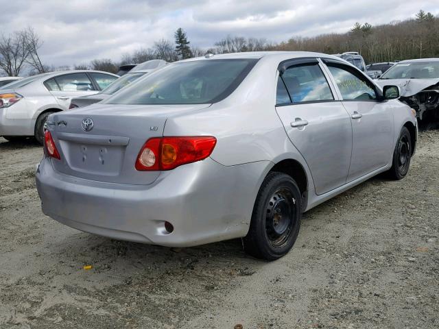 2T1BU4EE4AL500789 - 2010 TOYOTA COROLLA/S/ SILVER photo 4