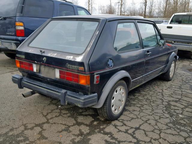 1VWDC0175EV103880 - 1984 VOLKSWAGEN RABBIT GTI BLACK photo 4