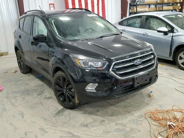 1FMCU9GD3JUB43271 - 2018 FORD ESCAPE SE BLACK photo 1