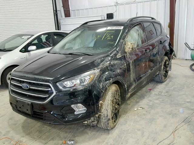 1FMCU9GD3JUB43271 - 2018 FORD ESCAPE SE BLACK photo 2