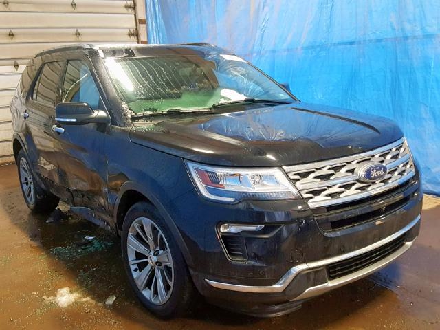 1FM5K8F85JGB32879 - 2018 FORD EXPLORER L BLACK photo 1