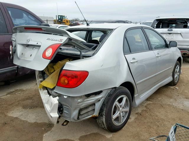 2T1BR32E84C267245 - 2004 TOYOTA COROLLA CE GRAY photo 4