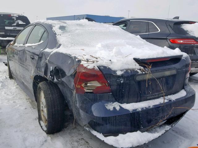 2G2WP552471167333 - 2007 PONTIAC GRAND PRIX BLUE photo 3