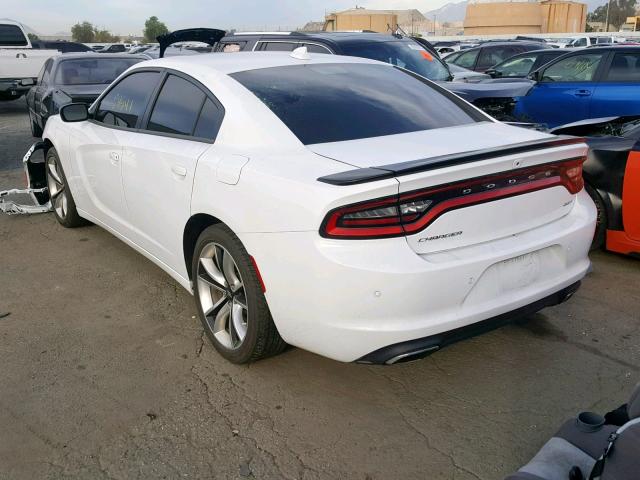 2C3CDXHG9HH543905 - 2017 DODGE CHARGER SX WHITE photo 3