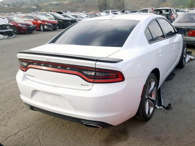 2C3CDXHG9HH543905 - 2017 DODGE CHARGER SX WHITE photo 4