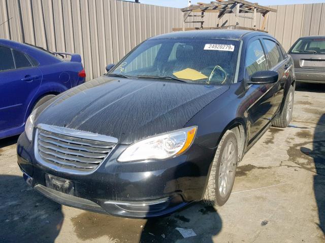 1C3CCBAB6EN124613 - 2014 CHRYSLER 200 LX BLACK photo 2