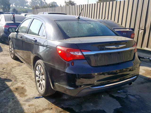 1C3CCBAB6EN124613 - 2014 CHRYSLER 200 LX BLACK photo 3